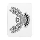 Style Black Owl Magnet (Vertikal)