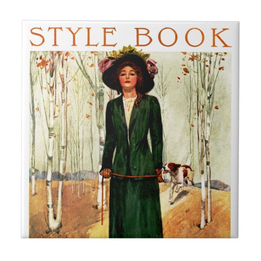 Style Book Fashion Illustration Fliese (Vorderseite)