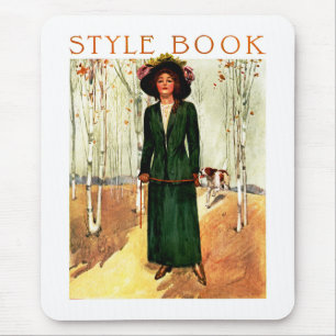 Style Book Fashion Illustration Mousepad