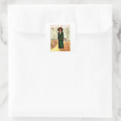 Style Book Quadratischer Aufkleber (Tasche)