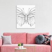 Style Butterfly 18 Leinwanddruck (Insitu (Wohnzimmer))