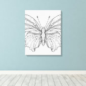 Style Butterfly 18 Leinwanddruck (Insitu (Holzboden))