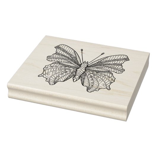 Style Butterfly 3 Gummistempel (Stempel)