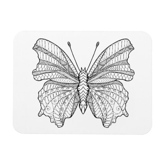 Style Butterfly 3 Magnet (Horizontal)