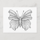 Style Butterfly 3 Postkarte (Vorderseite)