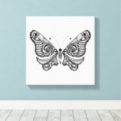 Style Butterfly 6 Leinwanddruck (Insitu (Holzboden))