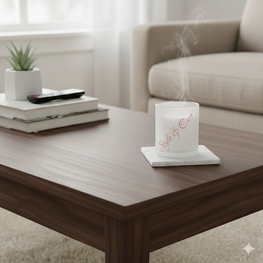 Style & Care Mattiertes Glas Kaffee Tasse