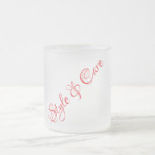 Style & Care Mattiertes Glas Kaffee Tasse (Mittel)