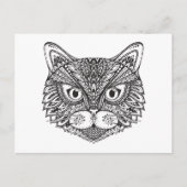 Style Cat Postkarte (Vorderseite)