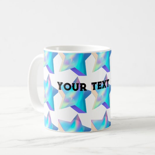 Style Classic Tasse Text Star Image Tee Kaffee Cup (Vorderseite Links)