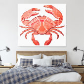 Style Crab Leinwanddruck (Insitu (Schlafzimmer))