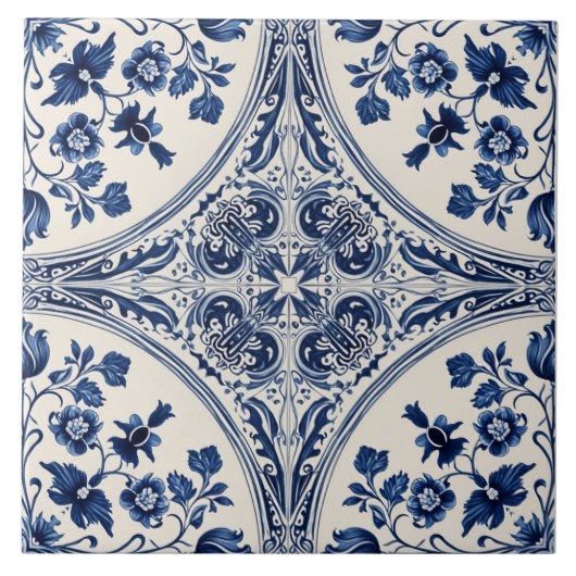 Style Delft 12 Fliese (Vorderseite)