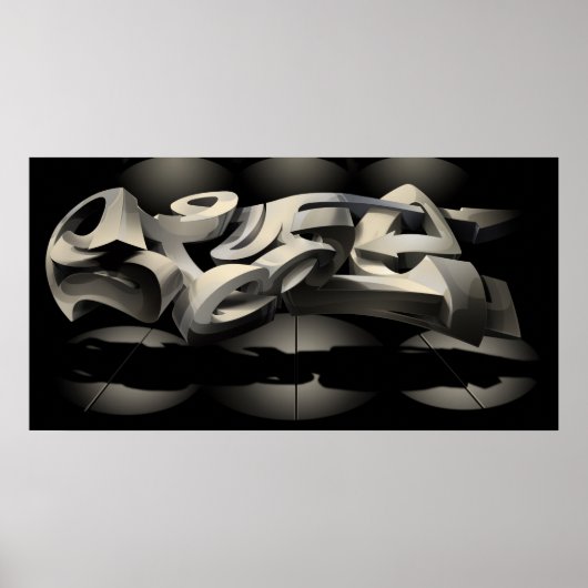 Style Digital Graffiti Poster (Vorne)
