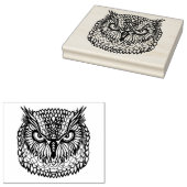 Style Eagle Owl Head Gummistempel (Stempel)