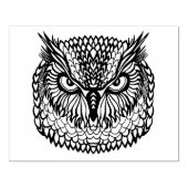 Style Eagle Owl Head Gummistempel (Prägung)