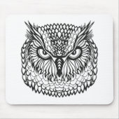 Style Eagle Owl Head Mousepad (Vorne)