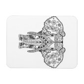 Style Elephant Magnet (Horizontal)