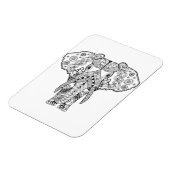 Style Elephant Magnet (Linke Seite)