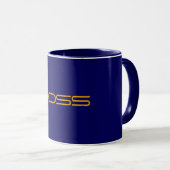 Style Gold Die BOSS-Tasse Tasse (VorderseiteRechts)