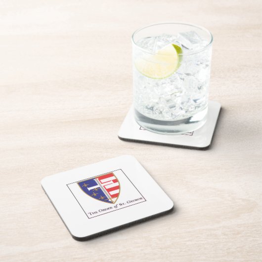 Style: Hard Plastic coasters with cork back - set  Getränkeuntersetzer (Rechte Seite)