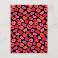 Style Herzmit Kussmund zum Valentinstag