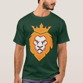 Style King Lion mit Krone im Summer Color T - Shir T-Shirt