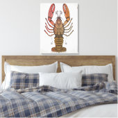 Style Lobster Leinwanddruck (Insitu (Schlafzimmer))