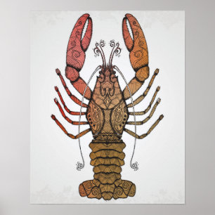 Style Lobster Poster