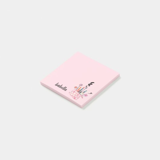 Style Makeup Beauty Notes Post-it Klebezettel (angewinkelt)