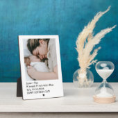 Style One Pic Erster Muttertag Fotoplatte (Seite)