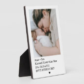 Style One Pic Erster Muttertag Fotoplatte (Seite)