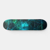 Style Ride: Green Abstrakt Skateboard (Horizontal)
