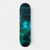 Style Ride: Green Abstrakt Skateboard (Vorne)