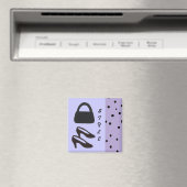 Style - Schwarze Purse und schwarze Schuhe Magnet (In Situ (Geschirrspüler))