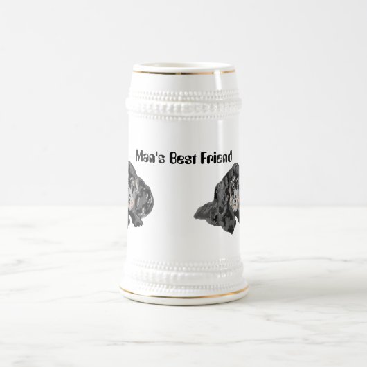 Style Stein: Dackel Bierglas (Mittel)