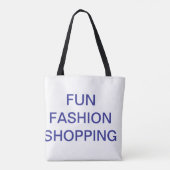 Style Sugar Fun Fashion Shopping Tasche (Rückseite)