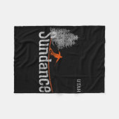 Style Sundance Utah 1980er Jahre Vintages Skifahre Fleecedecke (Vorderseite (Horizontal))