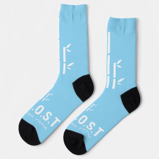 Style: Sustainable Premium Crew Sock(Light Blue) Socken (Linkes Detail)