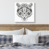 Style Tiger 6 Leinwanddruck (Insitu (Schlafzimmer))