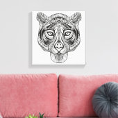 Style Tiger 6 Leinwanddruck (Insitu (Wohnzimmer))