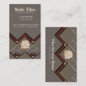 Style Tiles Business Card Visitenkarte (Vorne/Hinten)