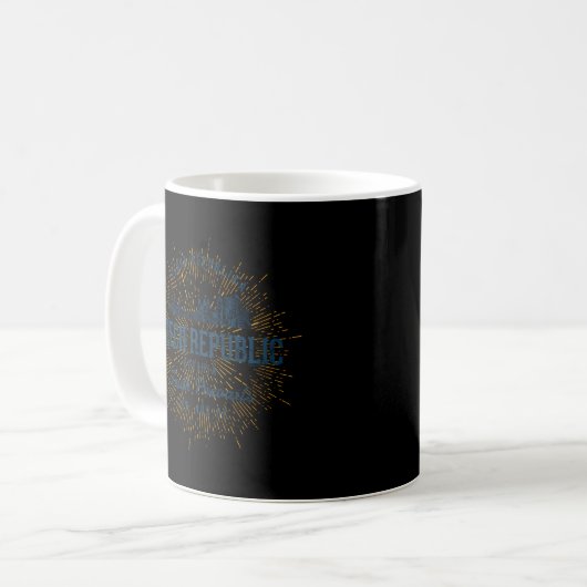 Style Tschechische Republik Kaffeetasse (Vorderseite Links)