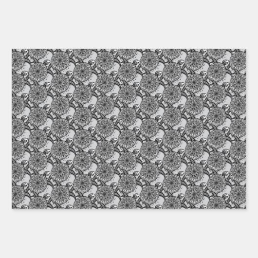 Style Turtle Pattern Geschenkpapier Set (Vorderseite 2)