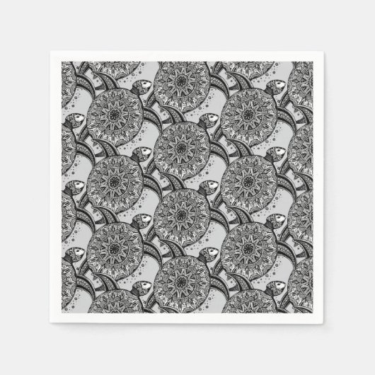 Style Turtle Pattern Serviette (Vorderseite)