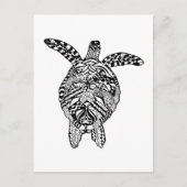 Style Turtle Postkarte (Vorderseite)
