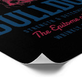 Styled Vintag English Bulldog Poster (Ecke)