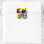 StyleStickers™ 'I Got Moussed'! Quadratischer Aufkleber (Tasche)