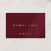 Stylieren Sie Ihren benutzerdefinierten Gold Farbt Visitenkarte (Vorderseite)