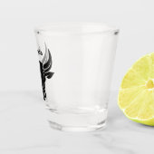 Styliertes Bull-Sonderschussglas Schnapsglas (Rechts)