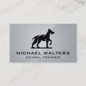 Styliertes Dog-Logo Visitenkarte (Vorderseite)